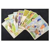 (10) 1952 Bowman Baseball Cards