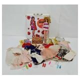 1958 Barbie Doll Case & Contents