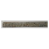 Vintage Ingersoll-Rand Cast Iron Sign