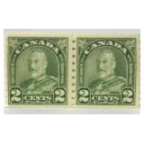Stamp - Canada #180 & 181 MNH Coil Pairs