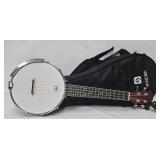 Vangoa Banjolele with VT-01 Clip on tuner & Case