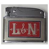 L & N Railroad Advertising Cigarette Lighter