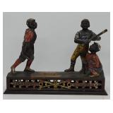 Orig J E Stevens Dark Town Battery Mechanical Bank