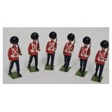 Set (6) Britains Queens Guard Holding Axes