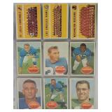 (108) 1960 Topps Football Cards