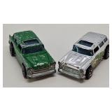 (2) Hot Wheels Redline Alive '55