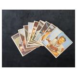 (10) 1953 Bowman Color Baseball Cards