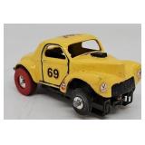 Customized Aurora T-Jet Willys Gasser HO Slot Car