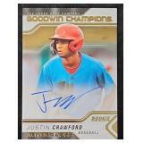 2023UD Justin Crawford Autographed R/C