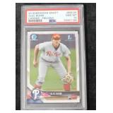 2018B Chrome #BDC25 Alec Bohm Baseball Card