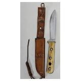 Puma Stag Handle Fixed Blade Knife w/Sheath