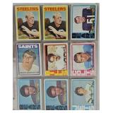 (144) 1972 Topps Football Cards