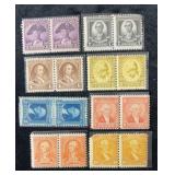 Stamp - Scotts NMH #709-715 Pairs