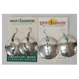 (2) Sterling Silver Native American Earring Sets