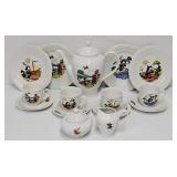 Felix The Cat Winterling Bavarian China Tea Set.