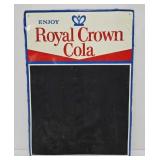 Royal Crown Cola Metal Chalkboard Soda Sign