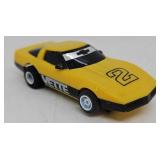 Tyco 1983 Yellow Corvette HO Slot Car