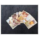 (10) 1953 Bowman Color Baseball Cards