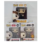 (3) Funko Pop "Star Wars" Figures