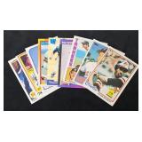 (9) Rookie Baseball Card