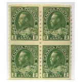 Stamp - Canada #128A Coil Bk 4 Perf 8 Vert