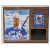 Fred McGriff Autographed Wall Plaque