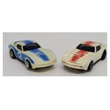 Pr Tyco Nite Glow 79 Corvette HO Slot Cars