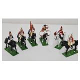 (6) Britains Die Cast Mounted Lifeguards