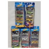 (5)Matchbox 1/64 Die Cast Vehicle 5 Pack Gift Sets