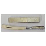 Ornate BartMann 'High Class Soligen Straight Razor