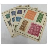 Stamp - Scotts #803-831 MNH Blocks of 4+