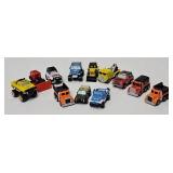 (12) c1980's Asst Micro Machine Trucks & SUV's