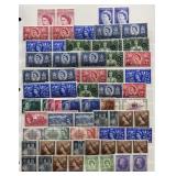 (48) MNH Pairs 1953 Queen Elizabeth II Stamps