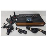 Atari 2600 Video Game System and Asteroids Game