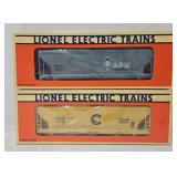 Train - (2) Lionel O-Gauge 3-Bay Hoppers (MIB)