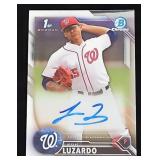 2016B Chrome 1st Draft Jesus Luzardo Autograph