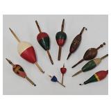 (10) Asst Antique Fishing Bobbers