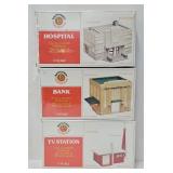 Train - (3) Bachmann Plasticville Building Kits