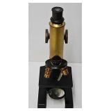 Antique Brass Microscope by Spencer Lens Co.