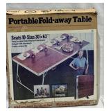 30' x 63' Aluminum Folding Table w/OB