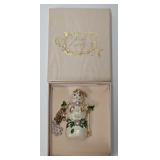 Kirks Folly Rhinestone and Enamel Snowman Brooch