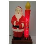 33ï¿½ Santa and 36ï¿½ Christmas Candle Blow Molds Set