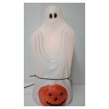 33ï¿½ Halloween Ghost & Pumpkin Blow Mold