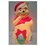 34ï¿½ Christmas Winnie the Pooh Figure Blow Mold