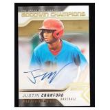 2023 Upper Deck Justin Crawford Autographed Card