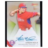 2015 Bowmanï¿½s Best  Aaron Nola Autograph Card