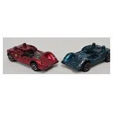 1969 Hot Wheels Redline Aqua & Red Chaparrals
