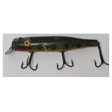 Antique 6'L Wooden Fishing Lure