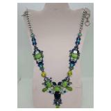1960ï¿½s 1970ï¿½s Multi Color Rhinestone Necklace