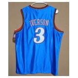 Phila 76ers Allen Iverson Basketball Jersey